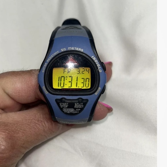 Timed Indigo Triathlon Watch Water Proof - Picture 1 of 12